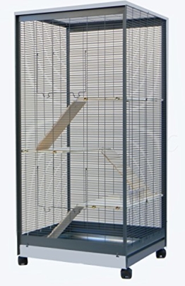 Nagervoliere Käfig für Ratten Chinchilla Degus Frettchen Voliere Top Qualität ! -